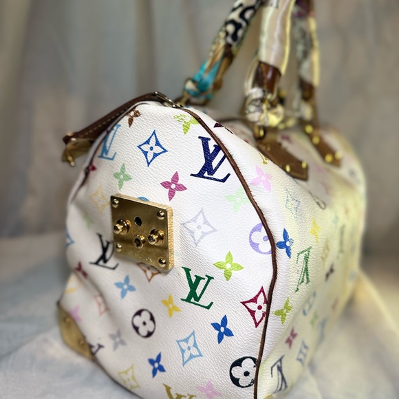 Louis Vuitton speedy multicolor takashi murakami bag - Picture 4 of 14